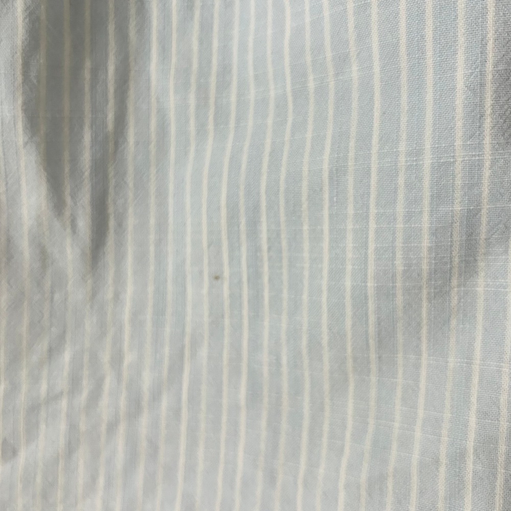 Mi Golondrina Hand Embroidered Tunic Dress Blue White Striped Size Large - Picture 5 of 10